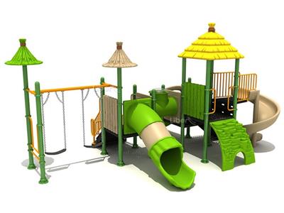 Children Outside Play Equipment